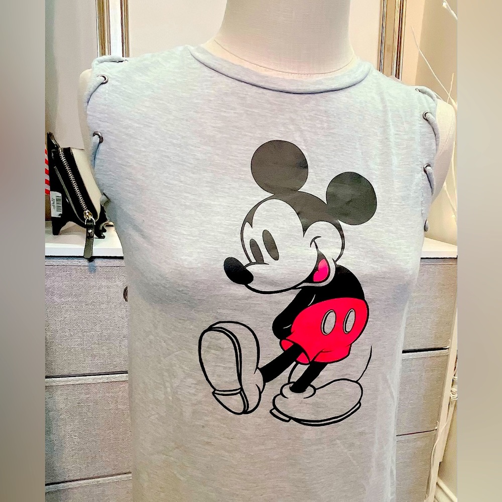 Vintage Mickey Mouse Braided Tank-Size Small